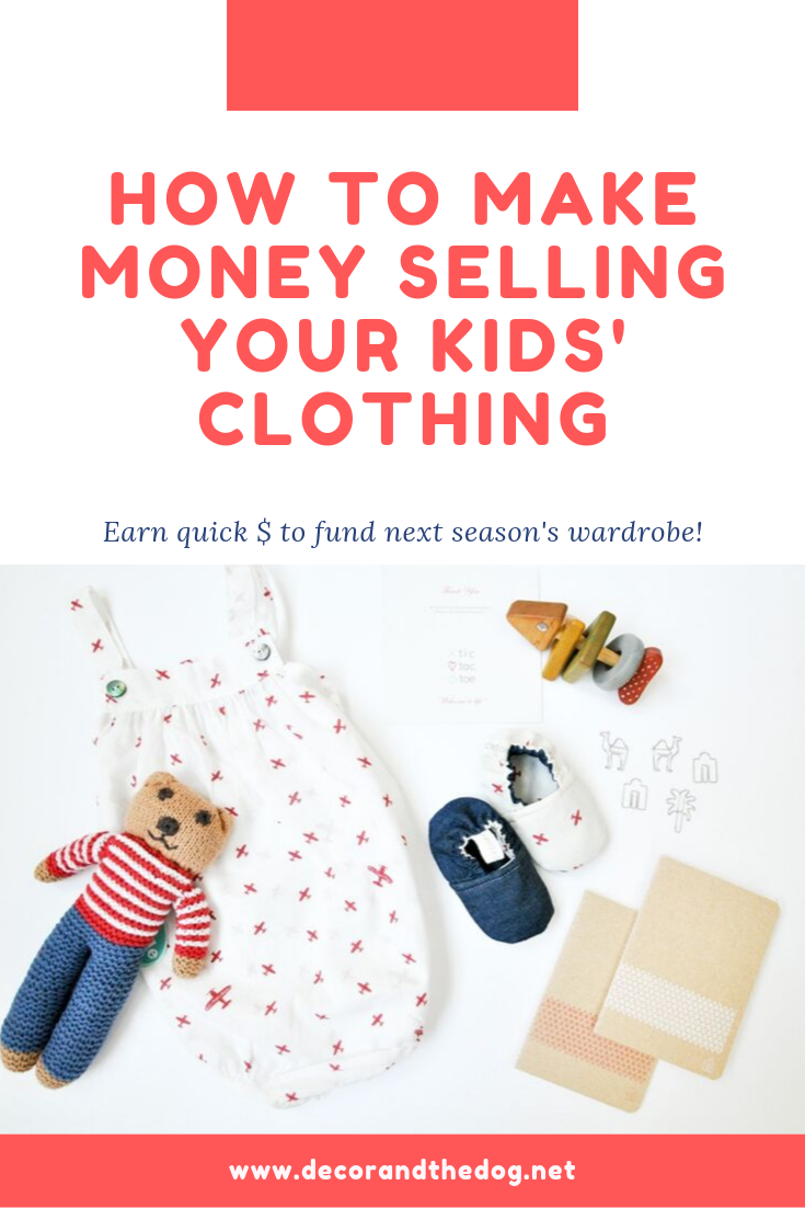 How I Make Money Selling Kid s Clothing Decor and the Dog